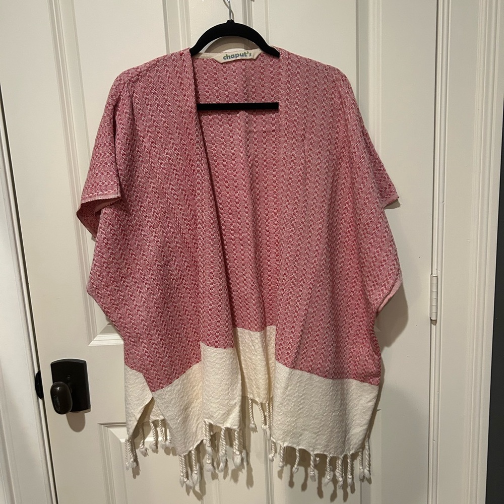 Chaput’s Red and Cream Turkish Cotton Wrap